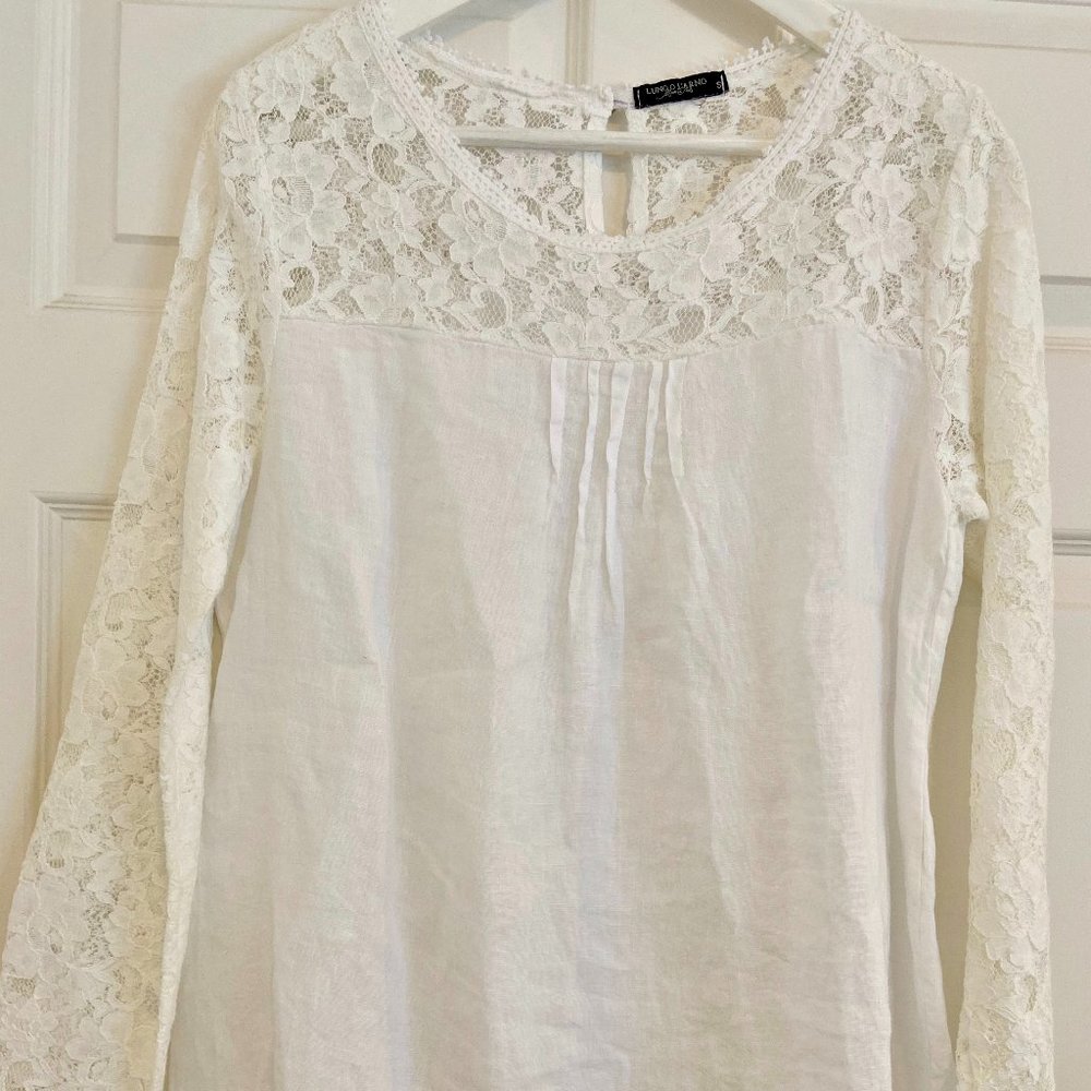 Lungo L'Arno 100% Linen Shirt - Made in Italy